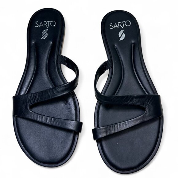 SARTO By Franco Sarto Shoes - SARTO Women's Black Gwyneth Slide Sandals, Size 8.5 M, NWOB